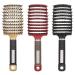 Shop Sports Storm 3 Sticks Hair Brush Set for All Hair Types | Detangle & Style Fine Thick Curly Hair - Buy Online on GoSupps.com