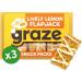 GRAZE Lively Lemon Flapjack 3 x 50g - Buy Online on GoSupps.com