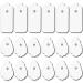TENS Unit Replacement Pads 3.5mm Snap Compatible with NURSAL Belifu MEDVICE TechCare Massager Tens Unit Pads 18 PCS Electrode Pad Extra Large Muscle Stimulator Pads Using 3.5mm Button Lead Wires1