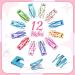 48 Pcs 2 Inch Metal Double Grip Hair Clips - Non Slip Fruit Barrettes for Women | Stylish Hair Accessories for Girls - 12 Styles - Buy Online on GoSupps.com