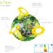 Elobra Children's Room Lamp - Jungle Animals Rondell | Sweet Green Ceiling Light for Kids | Real Wood | 29x29x19 cm - Buy Online on GoSupps.com