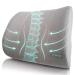 Xtra-Comfort Lumbar Support Cushion - Lower Back Pillow for Office Chair Car Men Women Gaming - Ergonomic Orthopedic Backrest Foam Roll and Adjustable Strap for Therapeutic Pain Relief
