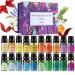 Oukzon essential oils for diffuse 20x5ml fragrance oils for Valentine's Day- Naturrein Pure aroma oils for diffuser humidifier aromatherapy fragrance lamps |Lavender oil tea tree oil tea tree oil and more top 20 5 ml (20 pack)