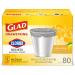 Glad Medium Drawstring Trash Bags with Clorox 8 Gallon - Lemon Fresh Bleach Scent - 80 Count - Buy Online on GoSupps.com