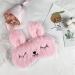 ULIFEMALL Cute Rabbit Sleeping Mask - Soft Plush Bunny Blindfold for Kids & Adults - Pink - Buy Online on GoSupps.com