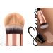 Luvia Kabuki Foundation Makeup Brush - Vegan Black/Rose Gold VS115 Buffer Brush for Flawless Application | Buy Vegan Cosmetics Online - Buy Online on GoSupps.com
