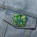 Monet Water Lilies & Japanese Bridge Enamel Lapel Pin - Art Style Graduation Badge - Buy Online on GoSupps.com