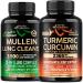 Mullein Leaf Extract & Turmeric Curcumin Capsules