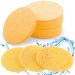50 pieces compressed facial sponges reusable natural beauty spa make -up sponge facial cleaning peeling for daily skin care and make -up removal face cleaning color