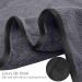 Luxury Silk Hemming Towel Set - Dark Grey 6 Piece - Quick Drying Microfiber Towels for Bath, Fitness, Sports, Yoga, Travel - Ultra Soft and Lightweight - Buy Online on GoSupps.com