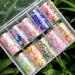 30 Colors Nail Foil Transfer Sticker Kalolary Big Size Holographic Flower Starry Sky Metallic Nail Art Stickers Tips Wraps Foil Transfer Adhesive Glitters DIY Nail Decoration(10 rolls each box.) - Buy Online on GoSupps.com