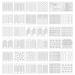 1275 Pieces 49 Designs Nail Art Stencils French Tip Guides Stickers Form Fringe Guides Vinyl 36 Sheets