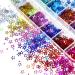 Star Nail Glitters: Red Blue Silver Sequins for 4th of July Nail Art Decorations - 2 Boxes - Buy Online on GoSupps.com