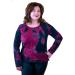 Women s Chemotherapy Shirt | Dialysis | PICC Line Access | Medical Treatments | Infusions (Small) Black Fuschia