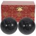 Ohphcall 2st massage balls made of jade massage roller baoding balls ring fingers deep fabric trigger chinese stress balls small chinese health hockey racket older hand