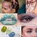 Ownest 12 Colors Holographic Chunky Glitter Gel Set - Christmas Party Makeup for Face, Body, Eyes, Lips, Hair, and Nails - Festive Chunky Glitter Eyeshadow - Mixable Formula, No Glue Needed - Buy Online on GoSupps.com