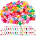 100PCS Baby Girls Hair Claw Clips - Cute Tiny Hair Accessories for Kids & Toddlers - Flower Hair Decorations for Thick Hair - Buy Online on GoSupps.com