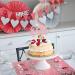 Gyufise 1Pc Happy Valentine's Day First Birthday Cake Topper Glitter Heart Arrow Valentine One Cake Topper Decorations for Valentine Theme Kids Birthday Party Supplies Pink Pink-4 - Buy Online on GoSupps.com