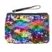 Lurrose cosmetic bag with color change sequins clutch handbag fashionable cosmetic bag (colorful cosmetic bag) see illustration size 1