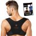 Upper Back Brace for Men: Adjustable Mens Posture Corrector - Back Straightener Support and Correction Ideal for Back Pain and Strain Comfy Brace for Alignment (M-XXL)
