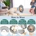 Vavopaw Adjustable Neck Rope Dog Collar | Leak Protection Soft Cone - Breathable & Eco-Friendly - Perfect for Post-Op Recovery - Size L Gray - Buy Online on GoSupps.com