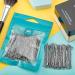 JIRIS Silver Bobby Pins 100 Count 2 Inches - Hairpins for Women, Girls & Kids - Invisible Wave Barrette Hair Clips with Storage Bag - Bulk Hair Accessories - Buy Online on GoSupps.com