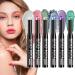 B ton de Fard Paupi res Cr meux Set Maquillage Crayons Paupi res | 6 Pi ces Brillant Longue Tenue Imperm able Cosm tique Quotidien Anniversaire F tes Voyage No l