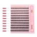 Poiuyoiu Individual Eyelashes Set with Bond & Seal Glue 30D Mixed 8-16mm Cluster Lashes 0.07D Curl Reusable DIY Extensions for Home Use - Buy Online on GoSupps.com