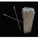 100 cotton buds with small head approx. 15 cm long NEW cotton head wooden sticks