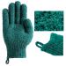 KAKOOI Exfoliating Bath Scrubbing Gloves - Dead Skin Remover (1 Pair, Dark Green) - Pack of 1 - Buy Online on GoSupps.com