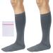 360 RELIEF - Flight Compression Socks Supports | Blood Circulation Travel Work XXL 2Pairs-Grey