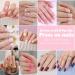240 Pcs Press On Nails Short Acrylic Nail Tips with Glue | Classic Solid & French Designs | Salon Quality Artificial Nails - TZ10-16 - Buy Online on GoSupps.com