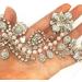 Handmade Silver V-Neck Sequin Rhinestone Crystal Trim Bridal Applique - DIY Wedding Dress Sewing Patch - Buy Online on GoSupps.com