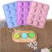 Sakolla 3 Pack Flower Soap Molds - 12 Cavities, Various Shapes - Ideal for Soap, Lotion Bars, Bath Bombs, and Chocolate Candy - Buy Online on GoSupps.com