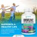 8-in-1 Immune System Support: Vitamin C, D3, Zinc, Elderberry, Echinacea, Turmeric, Ginger, Garlic - 1000mg, 5000iu, 40mg, 250mg, 40mg, 100mg, 150mg, 150mg - Buy Online on GoSupps.com