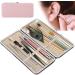 23Pcs Stainless Steel Double Headed Ear Spoons Set - Ear Wax Removal Tool with Spiral Tips for Ear Care - Cherry Powder Ear Picking Set - Buy Online on GoSupps.com