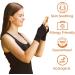 RemedyWear Fingerless Moisturizing Gloves for Eczema Relief - Tencel & Zinc Size L-XL - Black - Buy Online on GoSupps.com