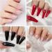 Lofuanna Dip Powder Nail Kit Starter- All-in-One DIY French Manicure Set - 4 Colors Clear Black Red Glitter Dipping Powder with Base, Top Coat, Activator - No UV/LED Needed - Perfect for Beginners - Buy Online on GoSupps.com