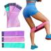 Perfect Stix Booty Bands - 3 Difficulties - Fabric Resistance Bands Set. Non Slip Stretch Bands. Exercise Bands for Legs and Butt. Includes a Pink Mesh Traveling Bag