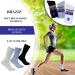 Braziz Diabetic Crew Socks 12 Pairs | Non-Binding Cushion Cotton | Men's Women's White Black Grey | Size 9-11 - Buy Online on GoSupps.com