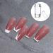 French Double Head Nail Art Tool with Scraper Silicone Seal Printing Transfer Nail Stamp Scraper Stamp for Manicure Double Head - Buy Online on GoSupps.com