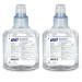 PURELL LTX-12 Advanced Green Certified Hand Sanitizer Foam Fragrance Free 1200 mL EcoLogo Certified Sanitizer Refill for PURELL LTX-12 Touch-Free Dispenser (Pack of 2) - 1904-02