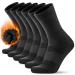 KECOW Merino wool hiking socks men & women 3 pairs 60% merino socks Winter socks warm socks for outdoor sports 43-46 dark gray