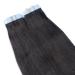 Buy Tape-In Hair Extensions - #1B/Sky Ombre - 70cm - 100% Remy Real Hair - 10 Bricks - 4cm Wide - Tress by Novon Hair Extensions - Buy Online on GoSupps.com