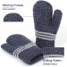 TAGVO Toddler Windproof Sherpa Lined Gloves - 3 Pairs Winter Kids Knitted Mittens for Skiing & Skating - Buy Online on GoSupps.com