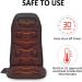 Comfier Massage Seat Cushion with Heat and 10 Vibration Motors - Back Massager for Chair - Ideal Gifts - Black - Buy Online on GoSupps.com