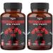 Herbal Test Support for Male Supplement - Support Efficiency, Speed, Strength, Flexibility - Body Booster Equivalent 9200mg - 2 Packs 60caps - 120 Veggie Capsules 2-Month Supply
