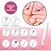 Electric manicure and pedicure kit 18-element nail lathe. The nail set includes 10 types of drill bits or mills for polishing and styling nails file scratcher and foot pad. - Buy Online on GoSupps.com