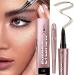 Buy Dark Brown Microblading Eyebrow Pen - 3D Waterproof & Long Lasting Eyebrow Pencil for Women - Buy Online on GoSupps.com