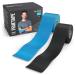 Truetape Kinesiotapes - 2 kinesiology tape roll (5m x 5cm) |Waterproof & Elastic Kinesiotape |Skin -friendly sport tapes i blue & black 500 x 5 cm (2 pieces) black + blue